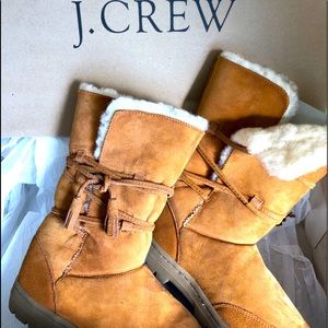 J.Crew Stratton Shearling Boots